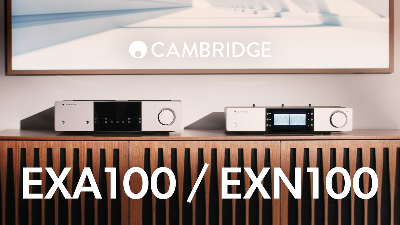 Cambridge Audio EXA100 integrated amp and EXN100 music streamer | Crutchfield