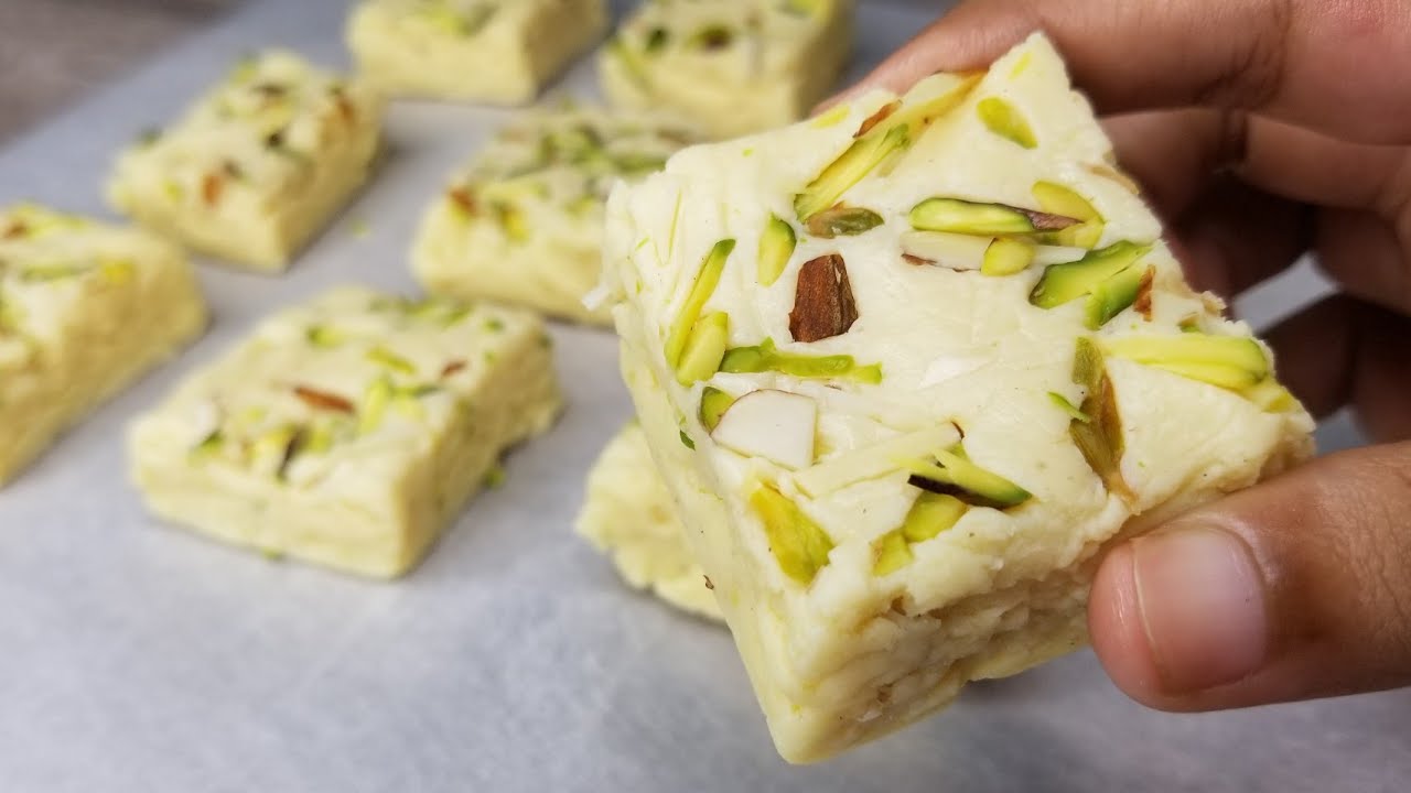 Kashata za maziwa ya unga tamu sana | Jinsi ya kupika barfi | Milk powder barfi | Mapishi rahisi