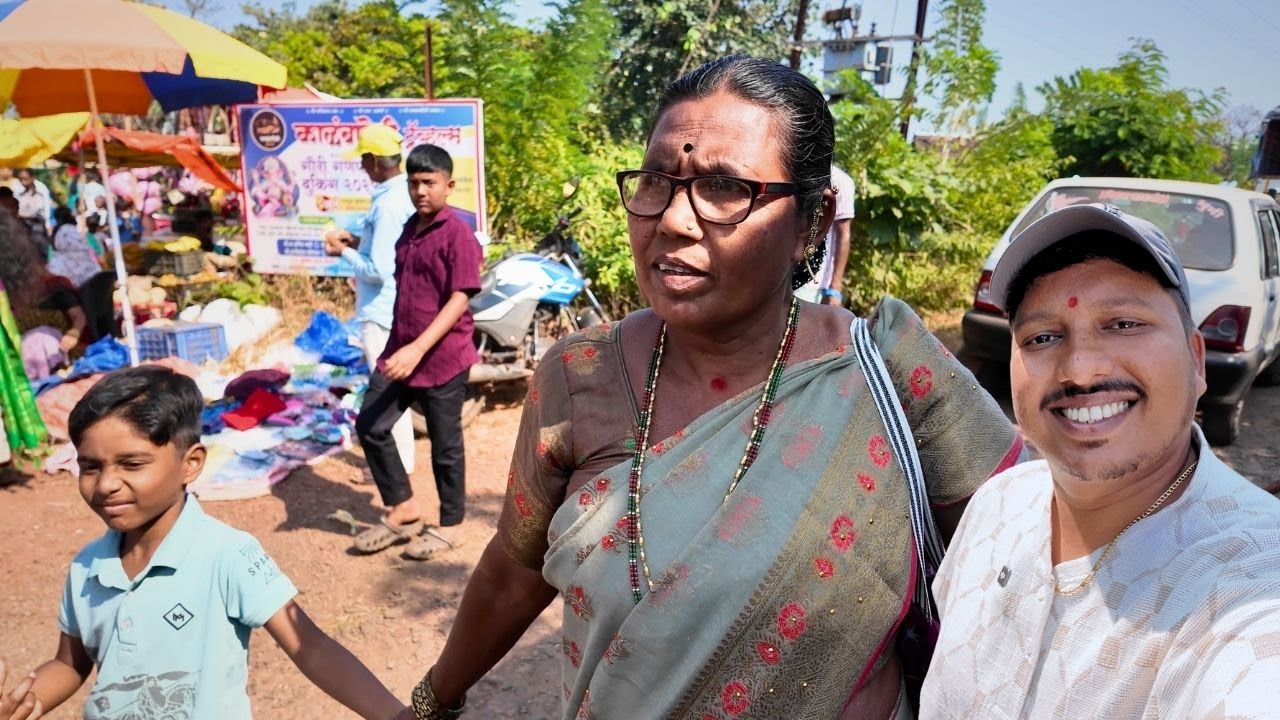 प्रदनु आणि आईला घेऊन गेलो काळंबा देवीच्या जत्रेला 😍| आईने सांगितली जुनी आठवण | S For Satish | Panvel