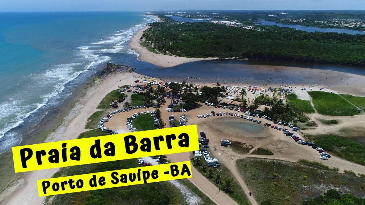 PRAIA da BARRA do RIO SAUÍPE | ENTRE RIOS  | BAHIA (Aéreas Drone) © Todos os Direitos Reservados