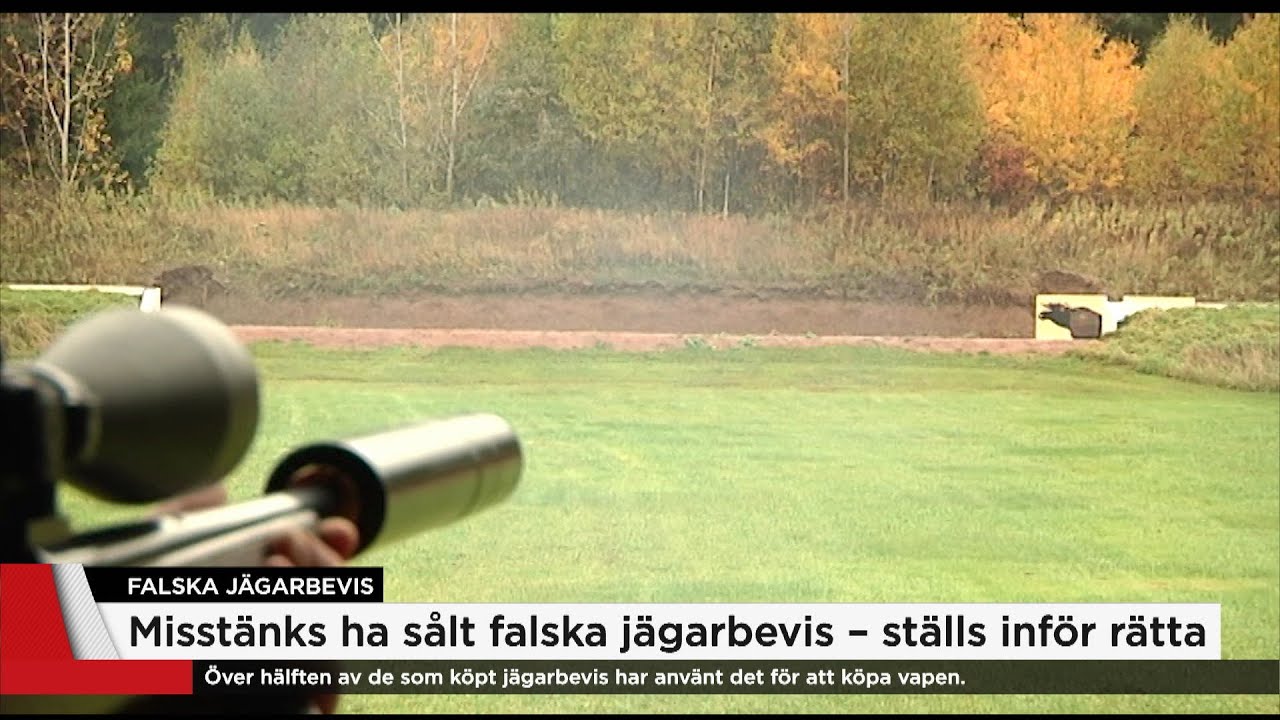 S&aring;lde falska j&auml;garbevis &ndash; anv&auml;ndes f&ouml;r att k&ouml;pa vapen - Nyheterna (TV4)