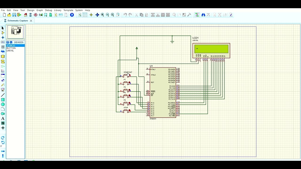 Electronic Voting Machine | 8051 Project |  Proteus Simulation
