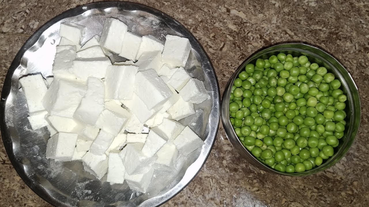 मटर पनीर की सब्जी