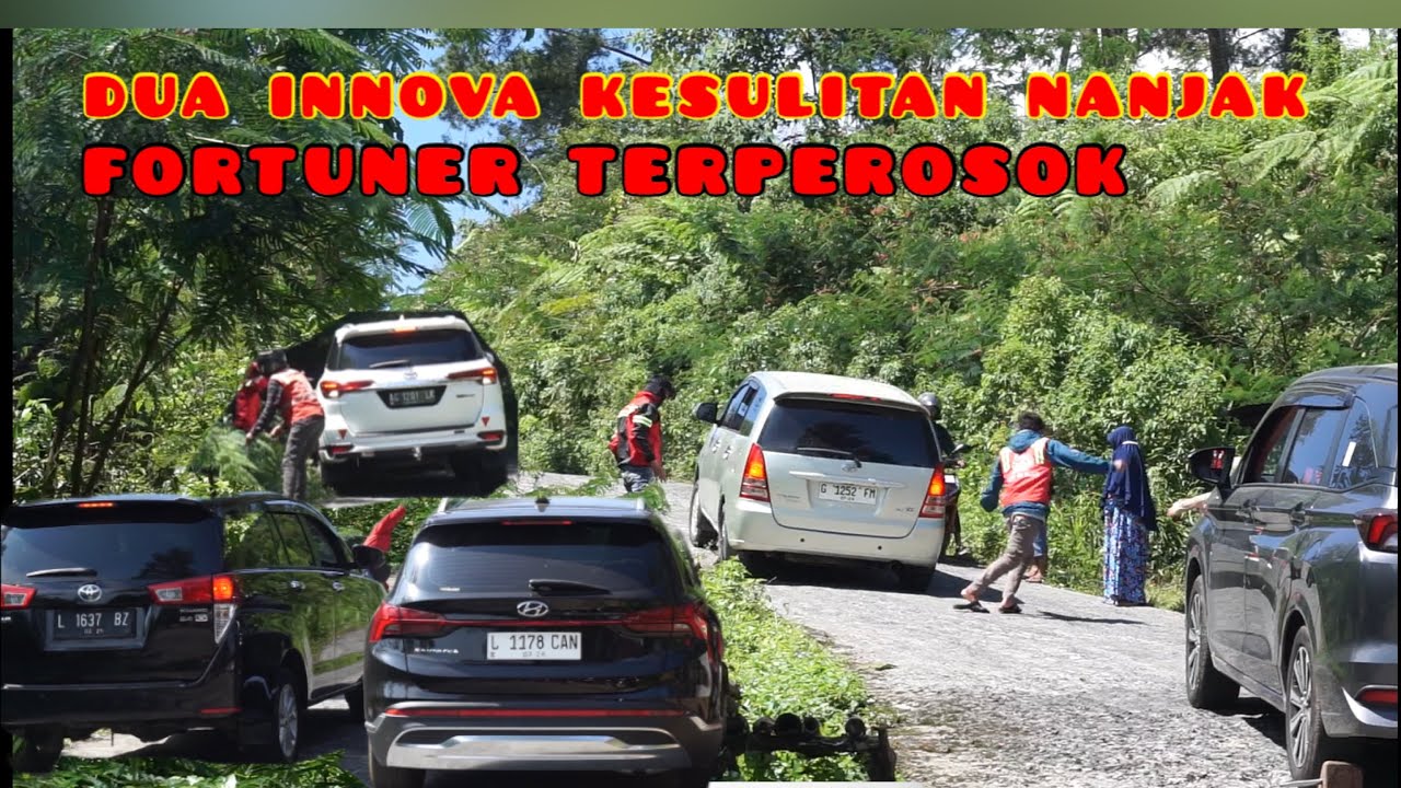 Dua innova kesulitan nanjak, pajero terperosok || ​⁠@krakalanofficial