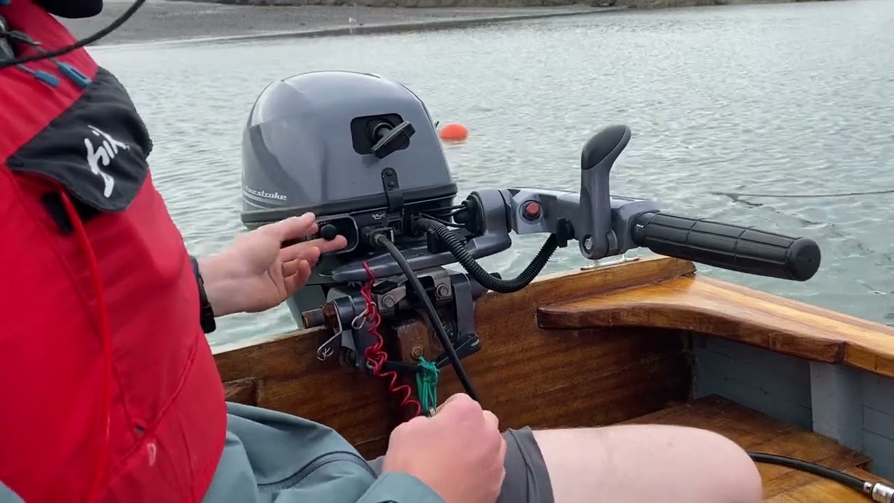 Yamaha 9.9hp 4 stroke outboard engine STARTING PROCEDURE