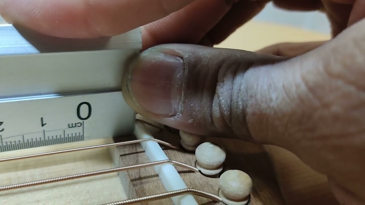 Ajuste guitarra Acústica Ibanez, limado de selleta paso a paso.