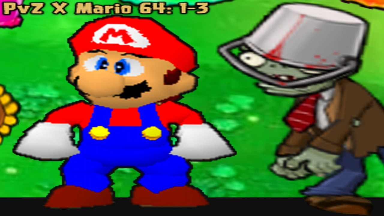 i downloaded the PLants vs Zombies Super Mario 64 Mod and it was quite interesting