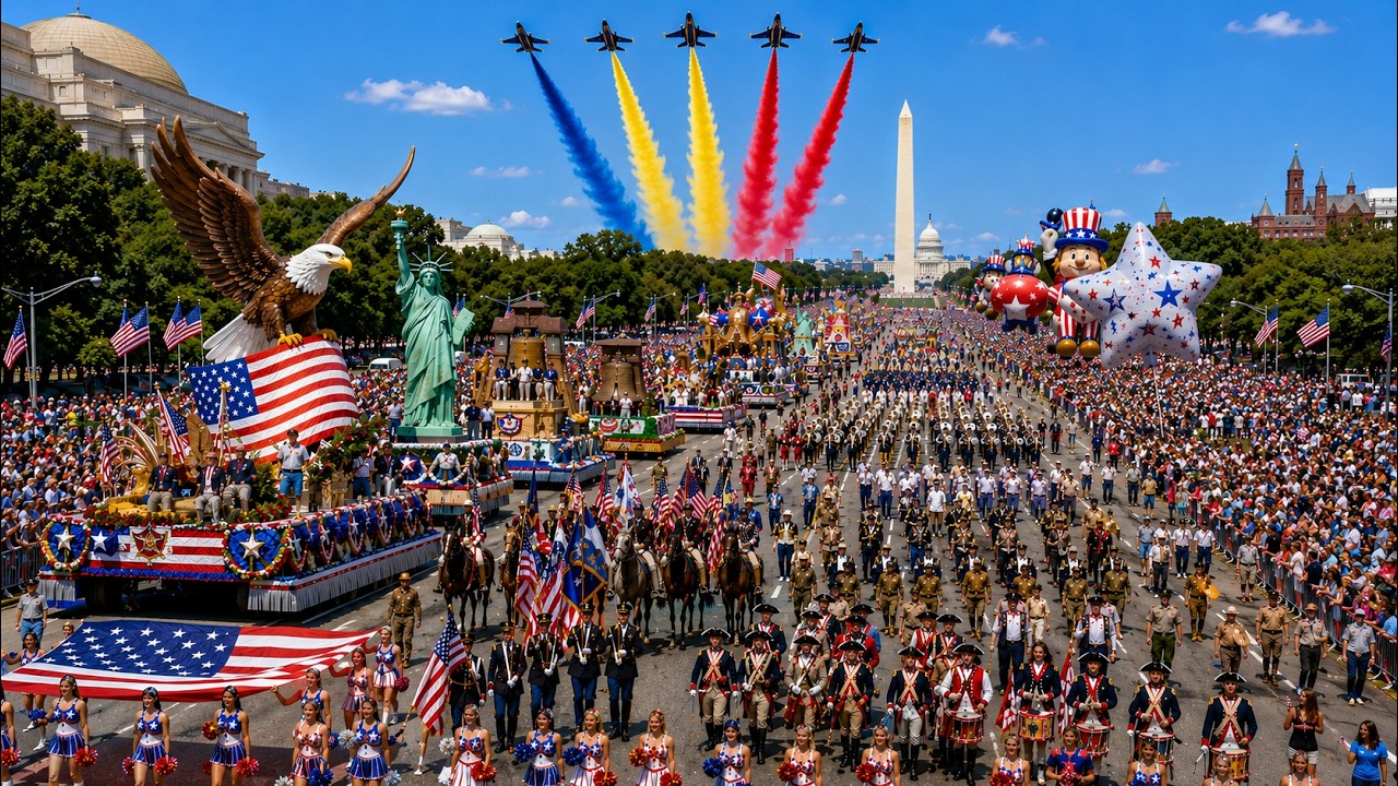 America's Biggest Independence Day Parade 2026! National Mall Comes Alive in Washington, D.C.