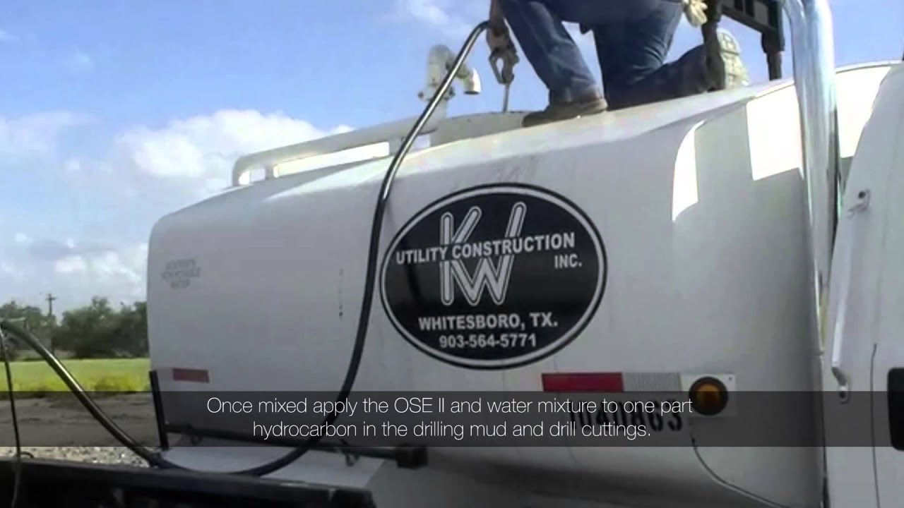 OSE II Onshore drilling mud/cutting clean up