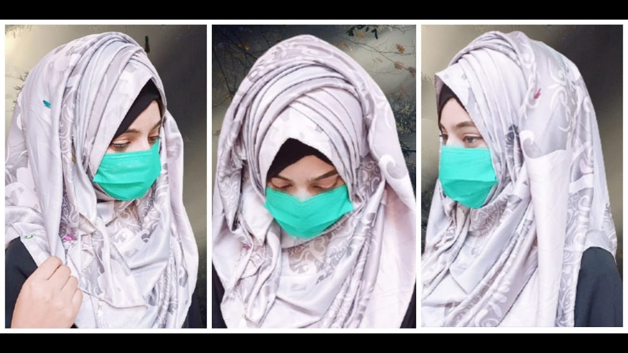 Cross Layers Simple & Easy Party Hijab Tutorial || Hijab style 2020 || Hijab Tutorial ❣️