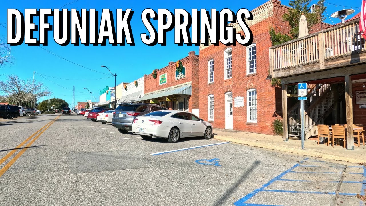DeFuniak Springs Florida Driving Through