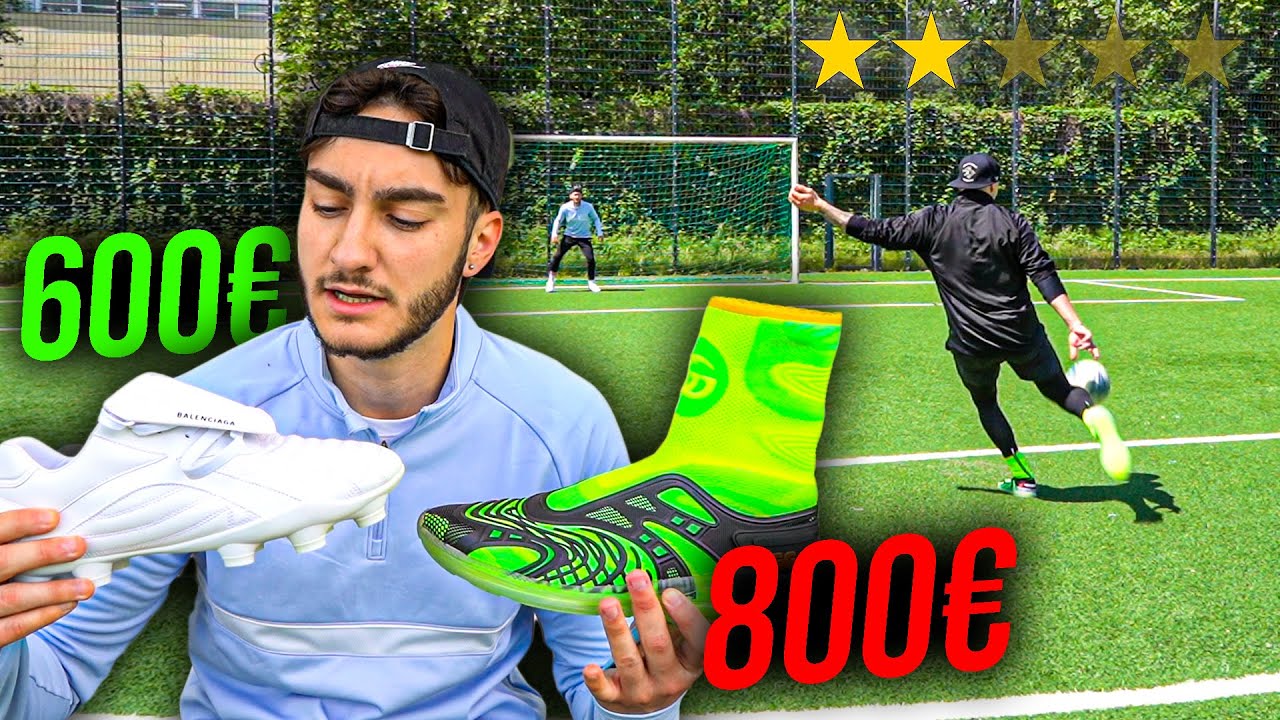 GUCCI vs BALENCIAGA FUßBALL CHALLENGE! *800€ vs 600€ Fußballschuhe*