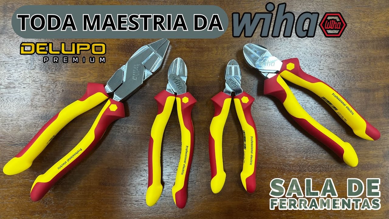 TODO PRECIOSISMO DE UMA MARCA SEM IGUAL, WIHA OS MELHORES ALICATES DO MUNDO. 