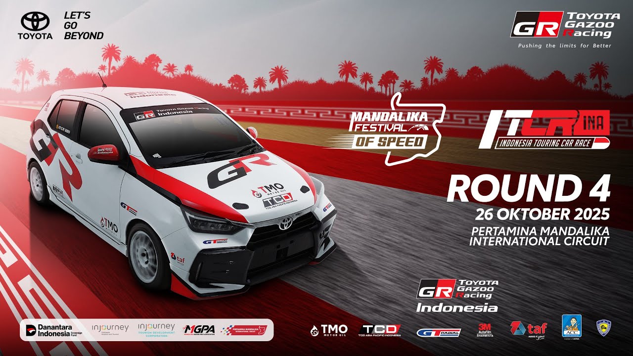 LIVE from Mandalika! Toyota at ITCR 1200 & Agya One Make Race Showdown | Round 4