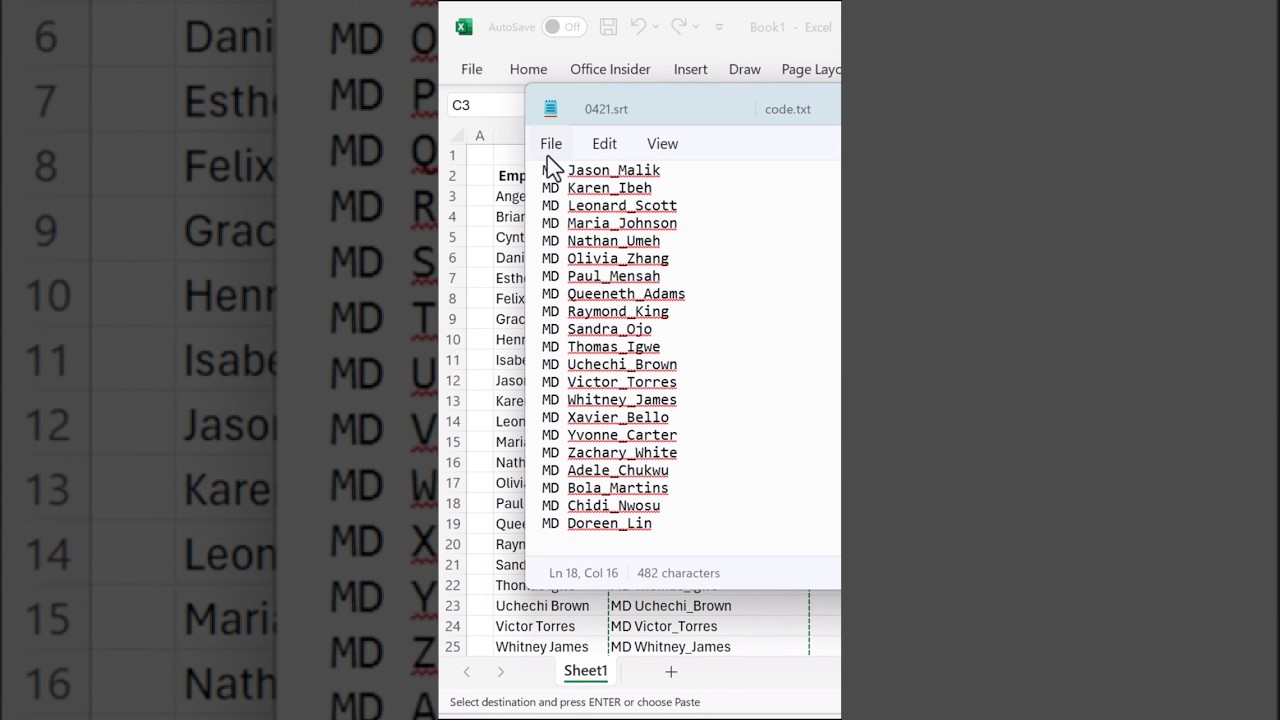 Create Multiple Folders INSTANTLY from Excel List (Easy Batch File Trick!)