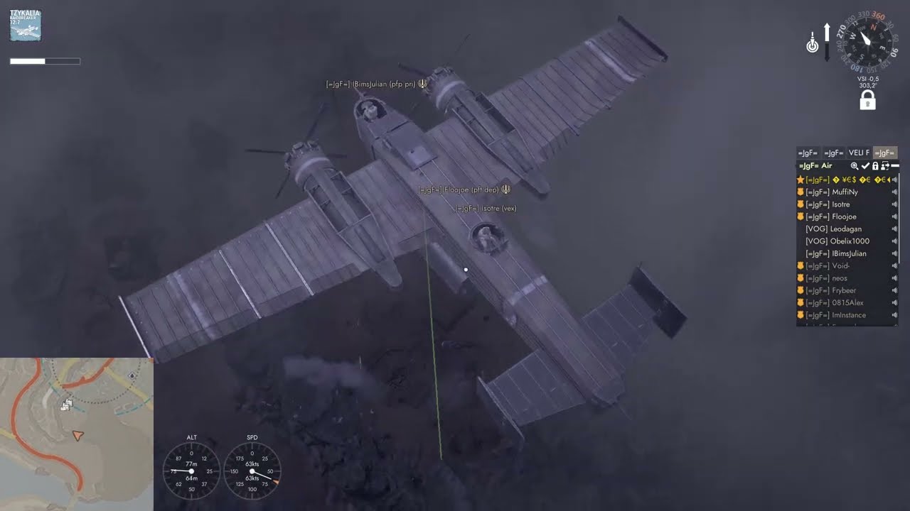 Foxhole wenn Zwei Bomber sich Treffen und nicht im Selben Team sind.