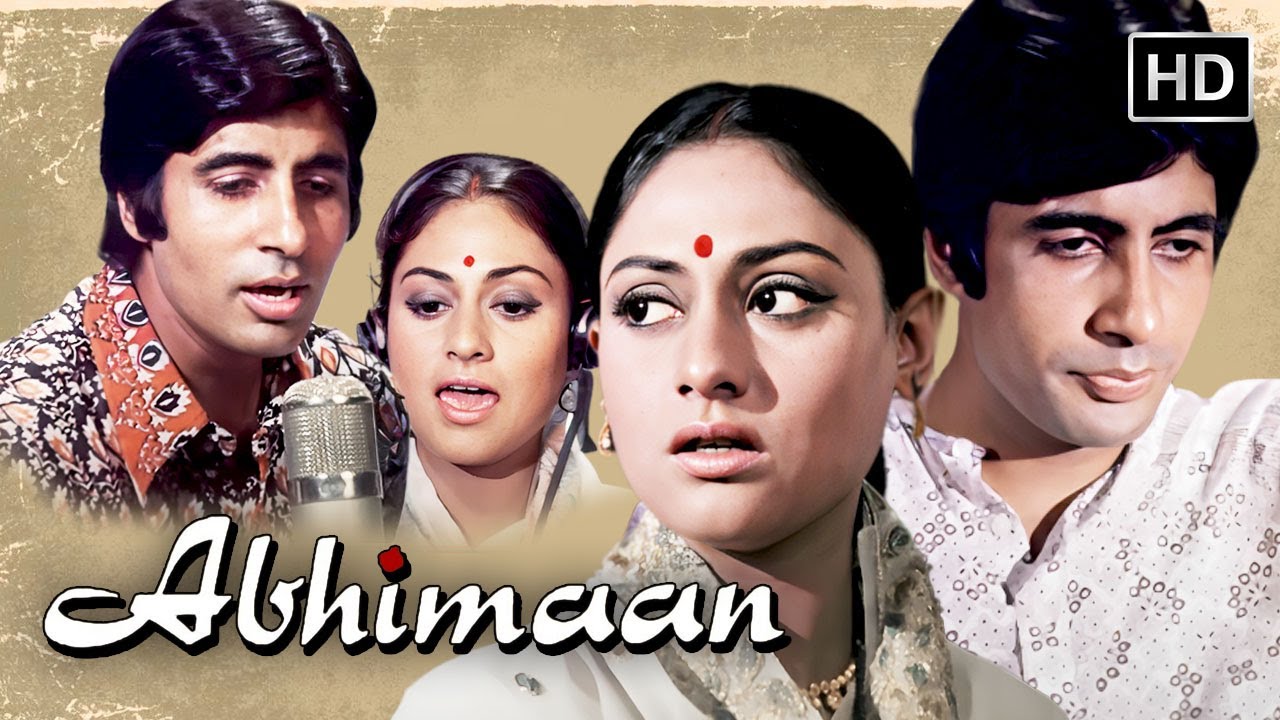 Abhimaan (1973) Full Movie HD | Amitabh Bachchan & Jaya Bachchan | Classic Bollywood Musical Romance