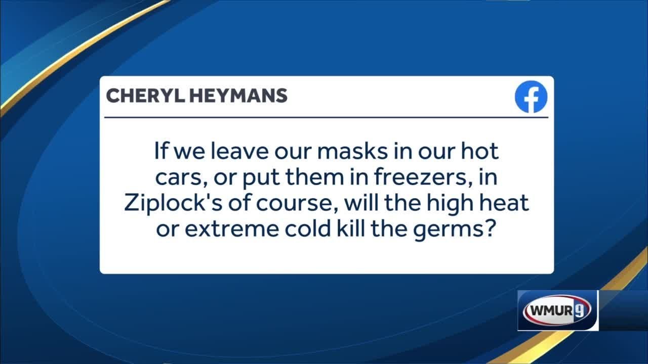 Coronavirus Q&A: Can hot car, freezer kill germs on masks?