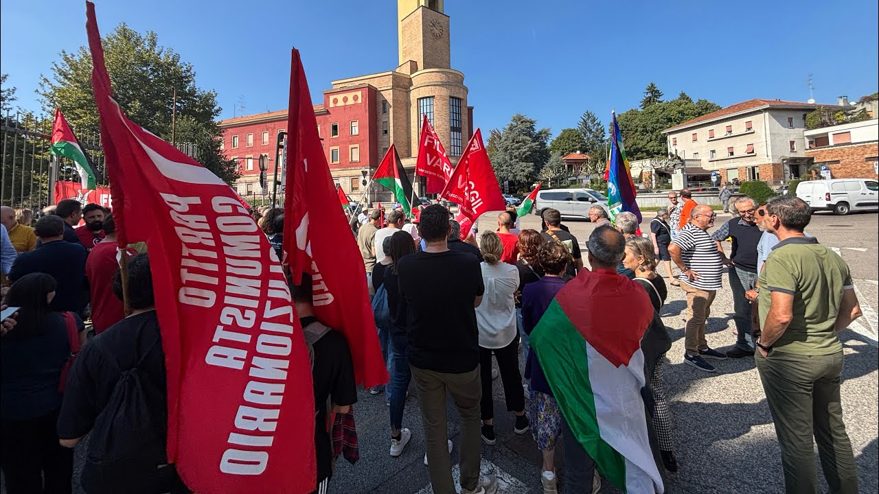 Sciopero e presidio indetto dalla Cgil contro il massacro in atto a Gaza