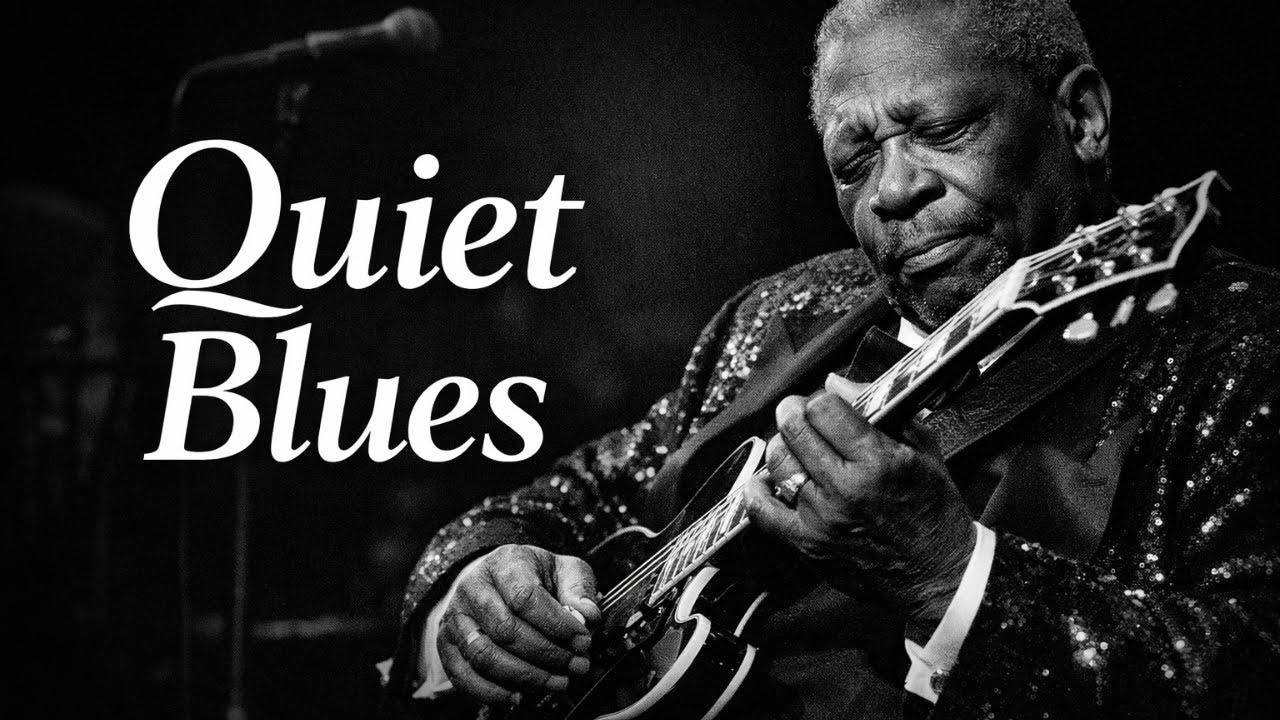Chicago blues For Sleep & Study - Gentle Slow Guitar