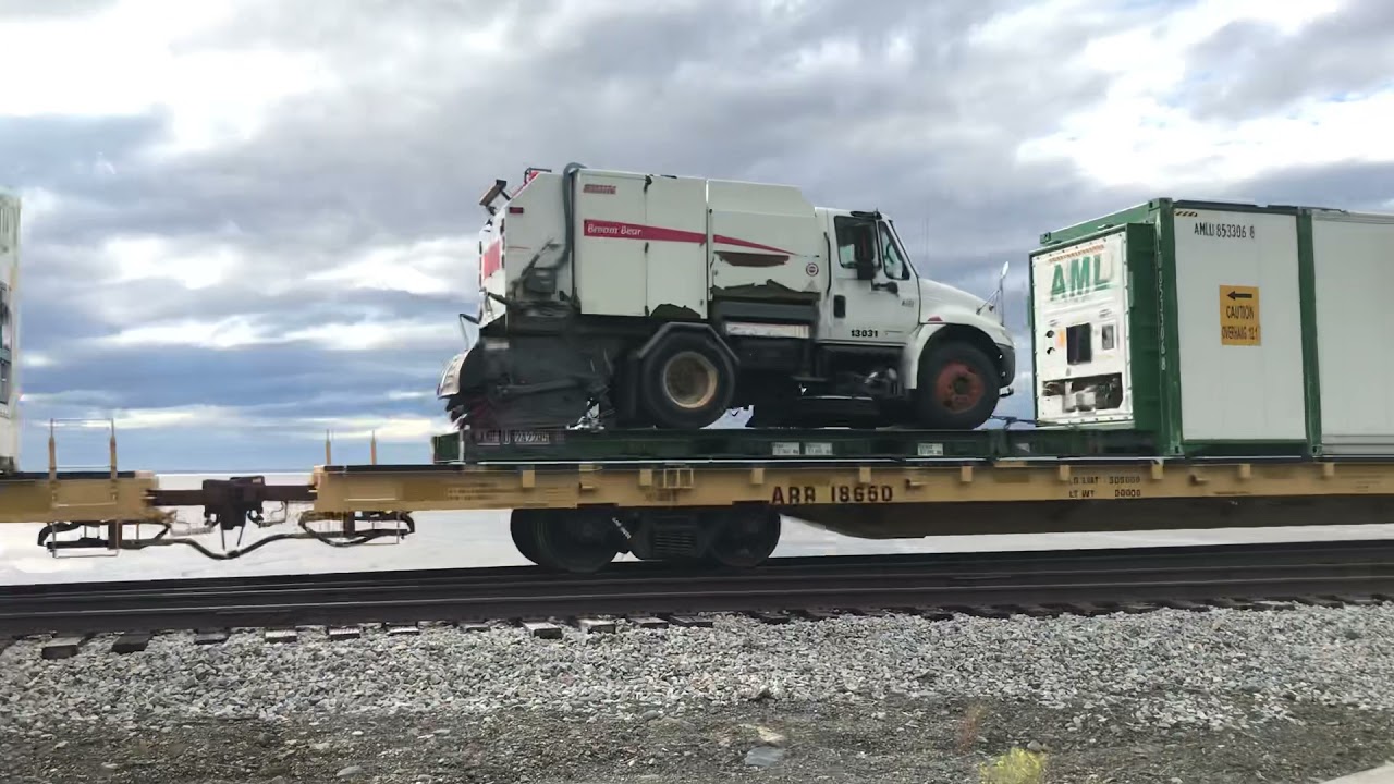 Alaska Railroad Mixed Freight—unusual loads! September 2021