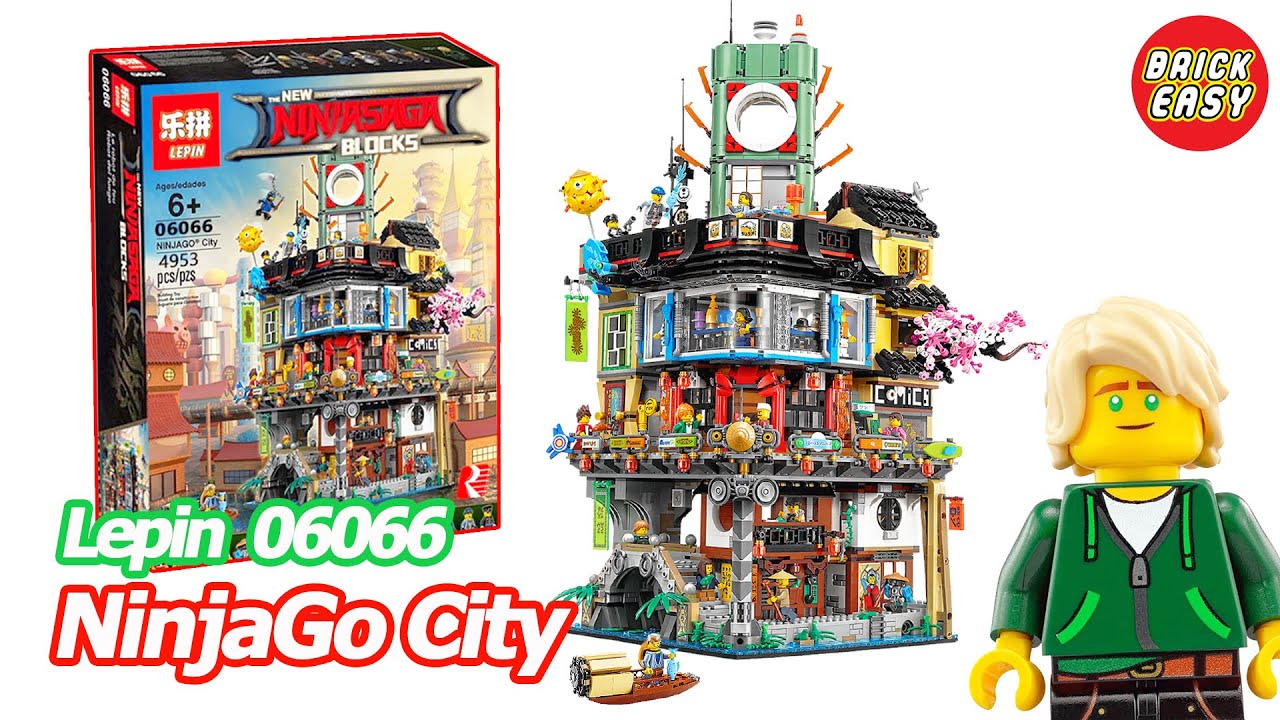 LEGO NinjaGo City | Lepin 06066 | Unofficial lego BRICK EASY