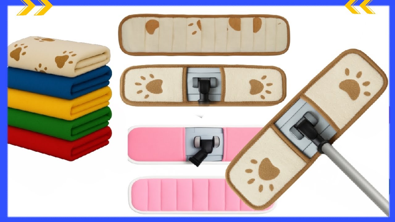 SEW REUSABLE MOP CLOTHS FOR YOUR HOME DIY AND SAVE MONEY 😉