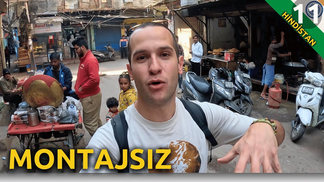 DELHİ ve kimsenin girmediği sokaklar KESİNTİSİZ VİDEO (