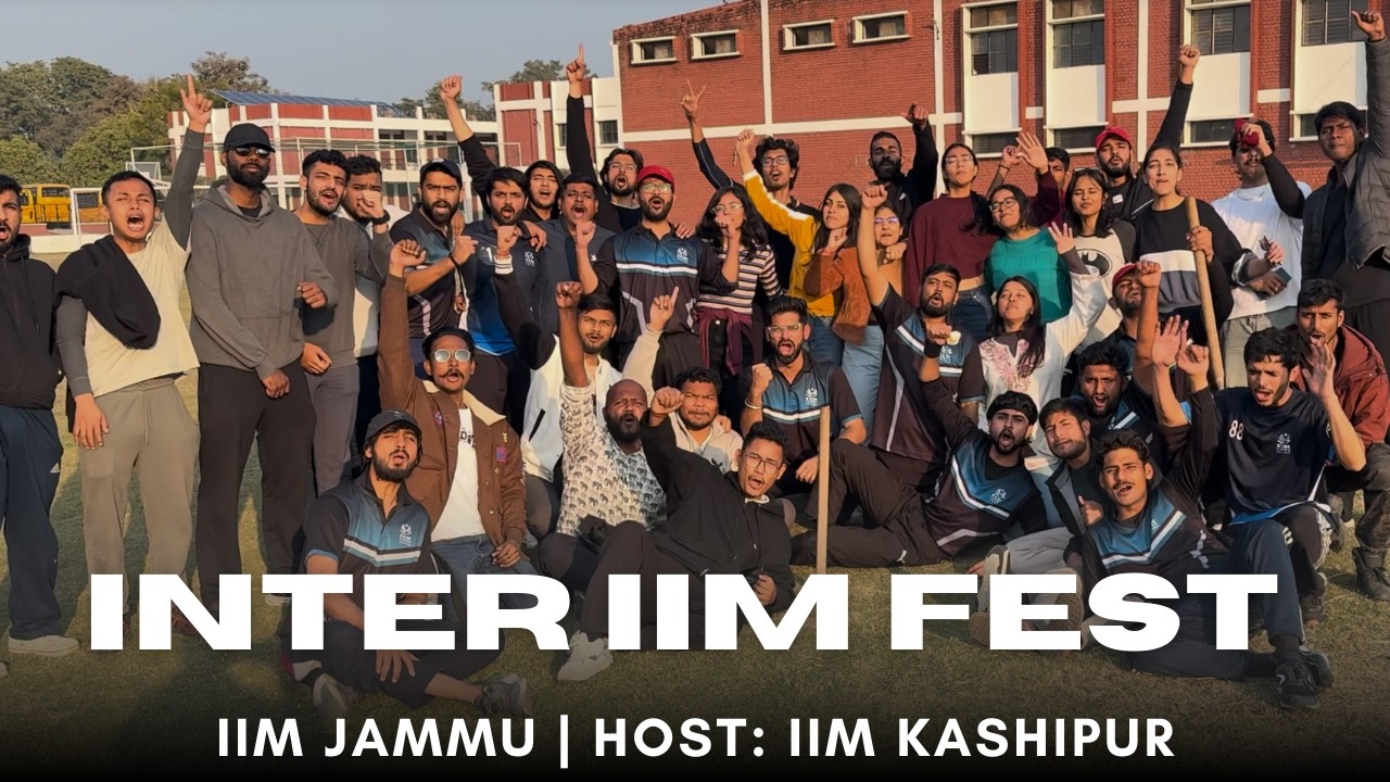 INTER  IIM FEST | IIM JAMMU TO IIM KASHIPUR | Unfiltered THAKRAN