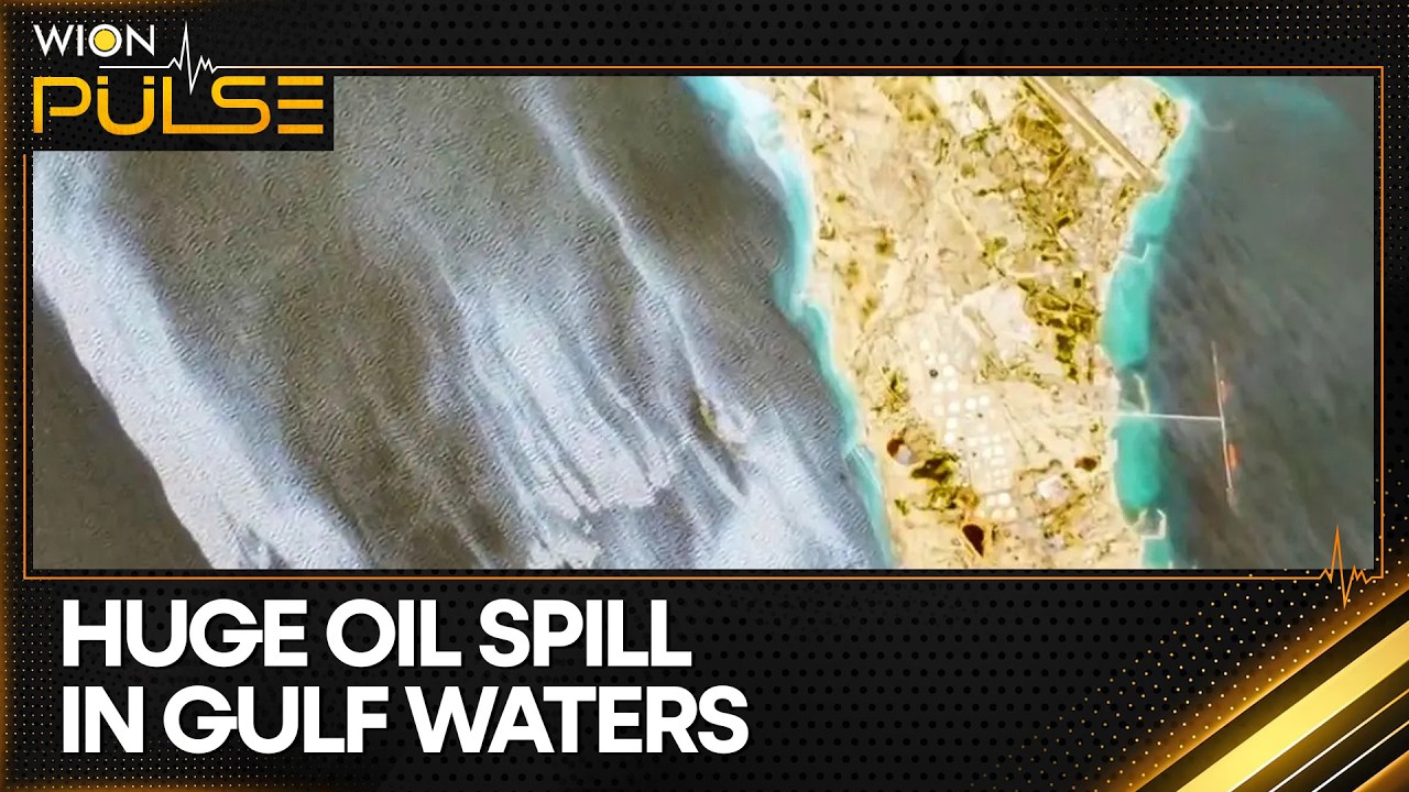 Satellites Track Suspected Oil Spill Near Iran's Kharg Island Export Hub | WION Pulse