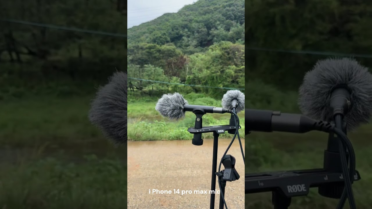 Comparing i Phone mic with Takstar cm-63 (Stereo)