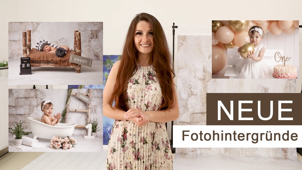 Meine neuen Fotohintergründe Babyfotoshootings - Newborn & CakeSmash I Fotografin