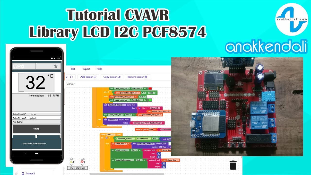Kodular Android App Control And Monitoring Bluetooth ESP32