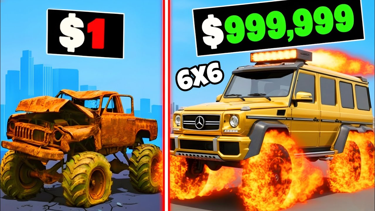 LEVEL 1 to LEVEL 1,000,000 G WAGON in GTA 5