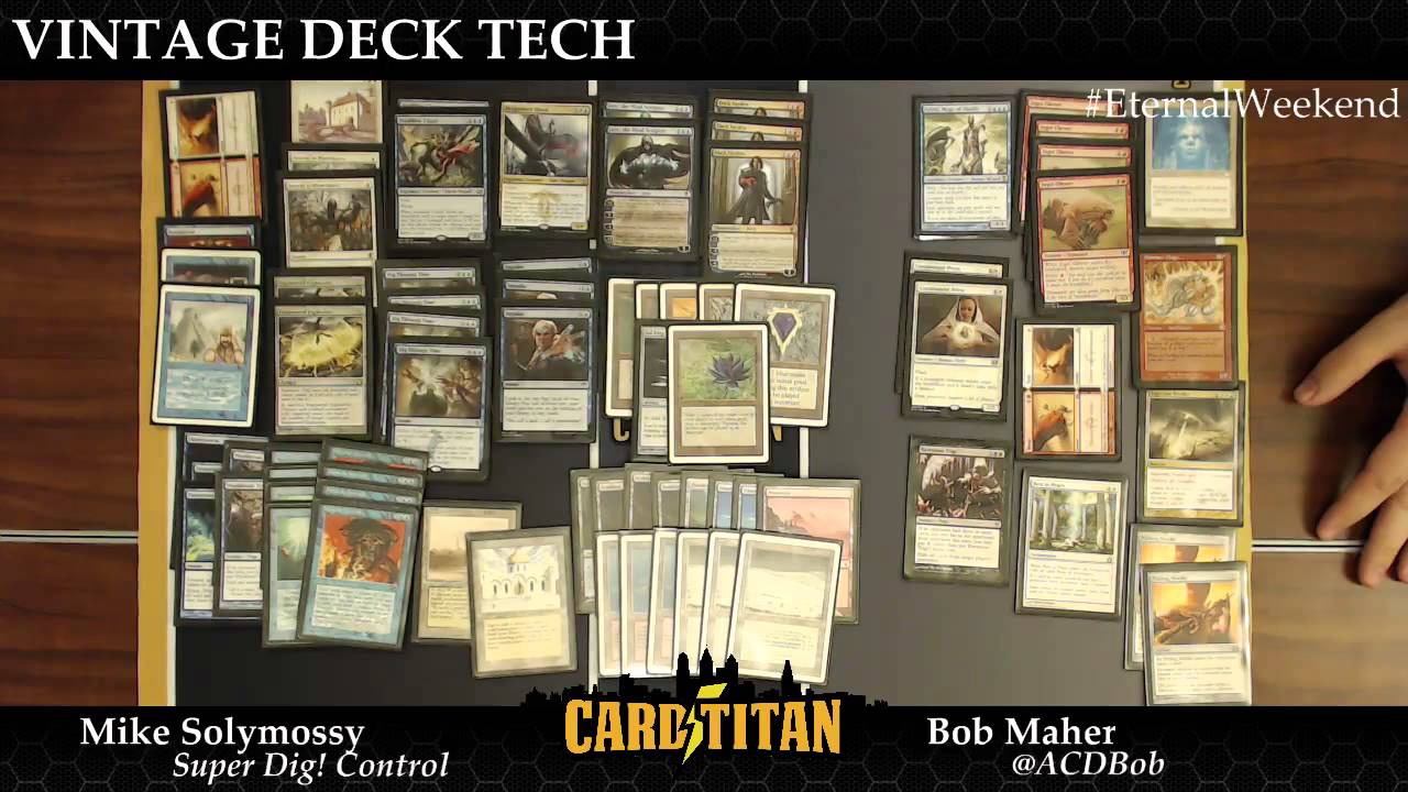 2015 Eternal Weekend - Vintage Champs - Deck Tech with Mike Solomossy (Super Dig! Control)