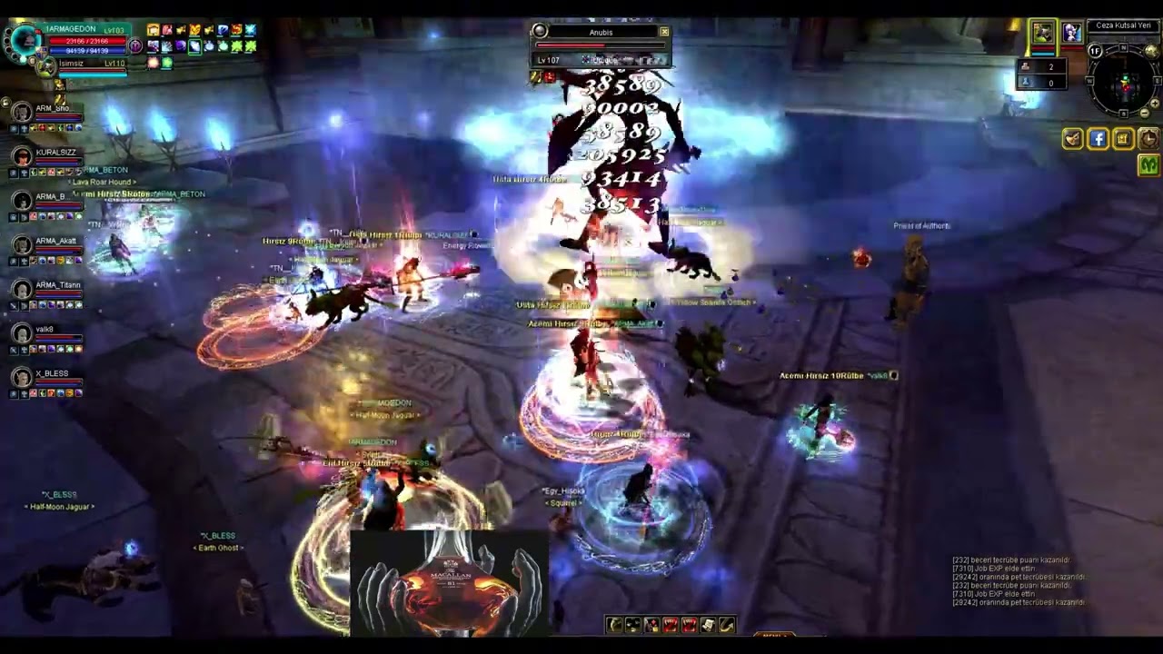 Silkroad Online TR SRO HARPUT Job Cave Unique Anubis Kİll Elguerra