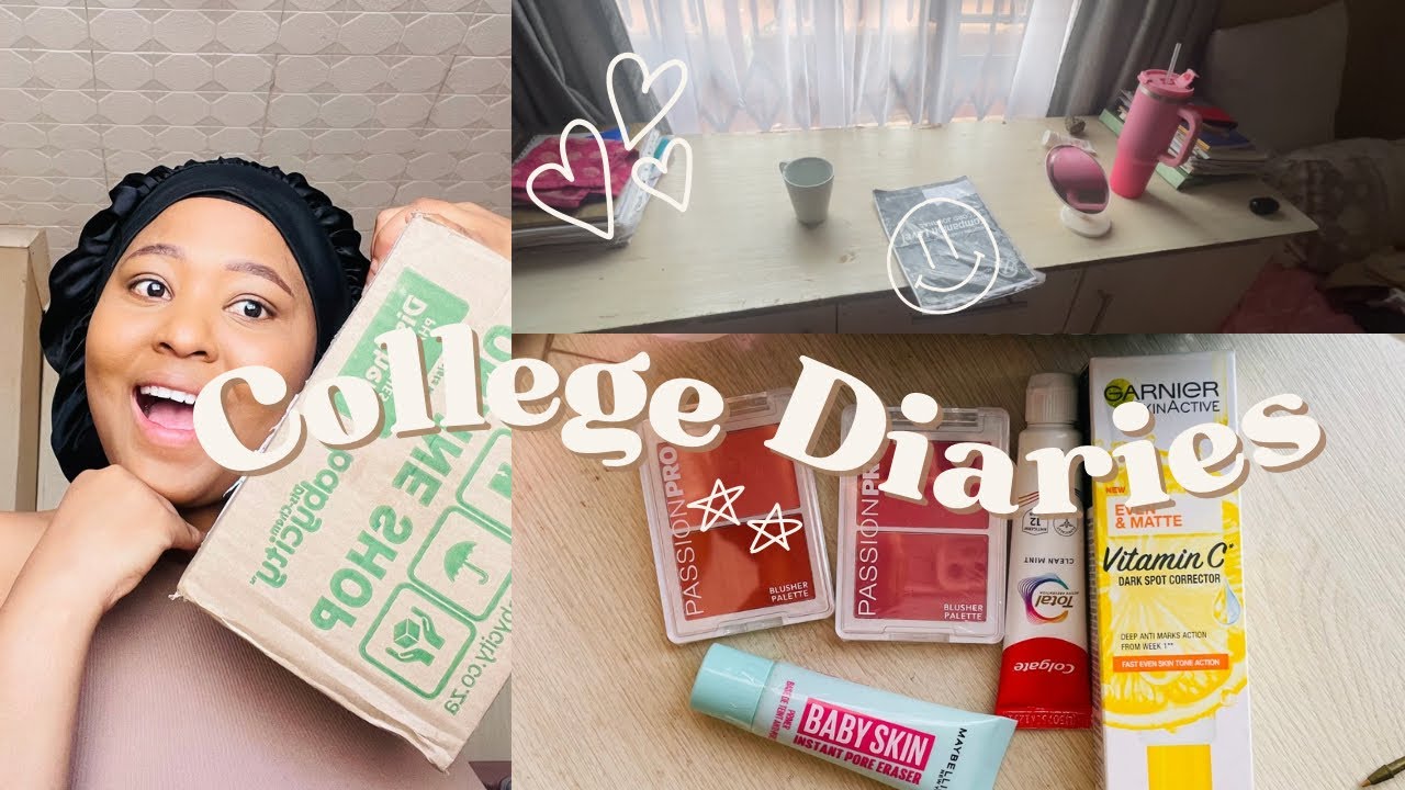 VLOG: COLLEGE DIARIES | Buying Wig Products for my client | Attending my Classes | Discem Package |