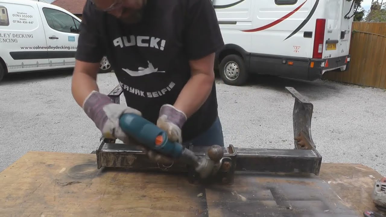 Camper Van Self Build - Fitting A Tow Bar