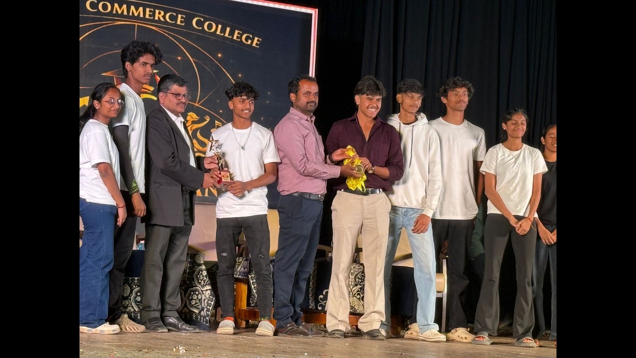 Proud Parents Moment 💖 | First Prize Performance – Revenge of Kalpana | Central Commerce College🏆