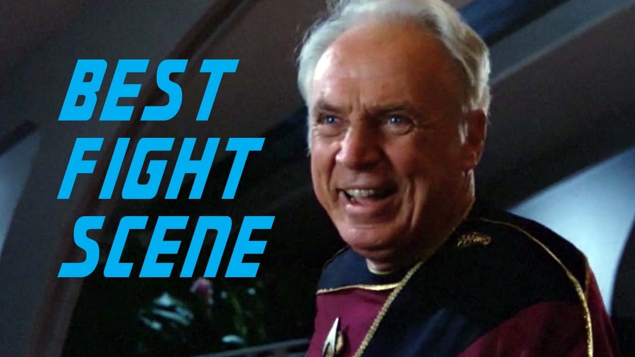 Best Star Trek Fight Scene Ever | Commander Riker and Admiral Quinn