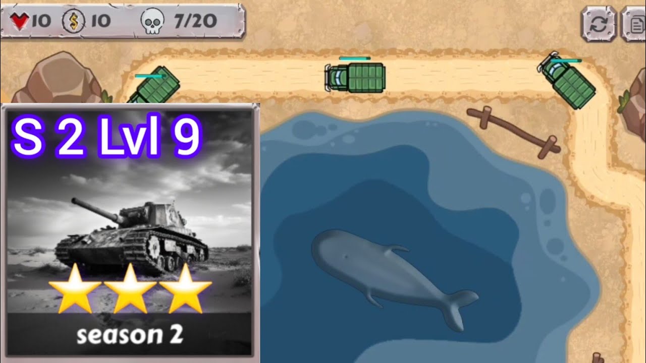 Battle Strategy: Tower Defense (2024) // Season 2 Level 9 ⭐⭐⭐