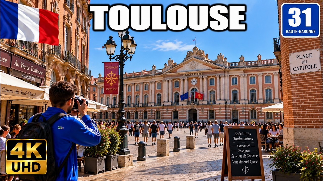 Toulouse en voiture (31) [4k] 639eme video