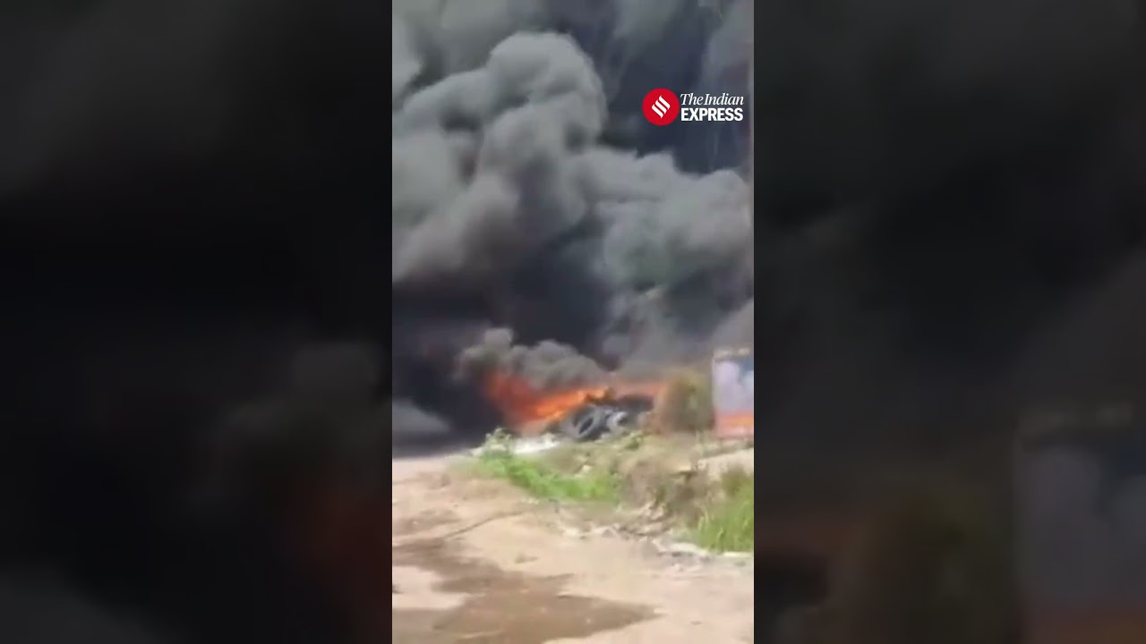 Massive Fire Erupts At Tyre Warehouse In Thane's Shilphata