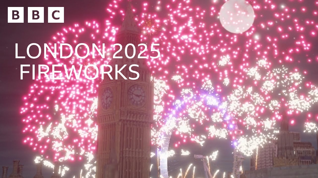 London New Year's Eve Fireworks 2025 - A City of Hope - recreated (original)