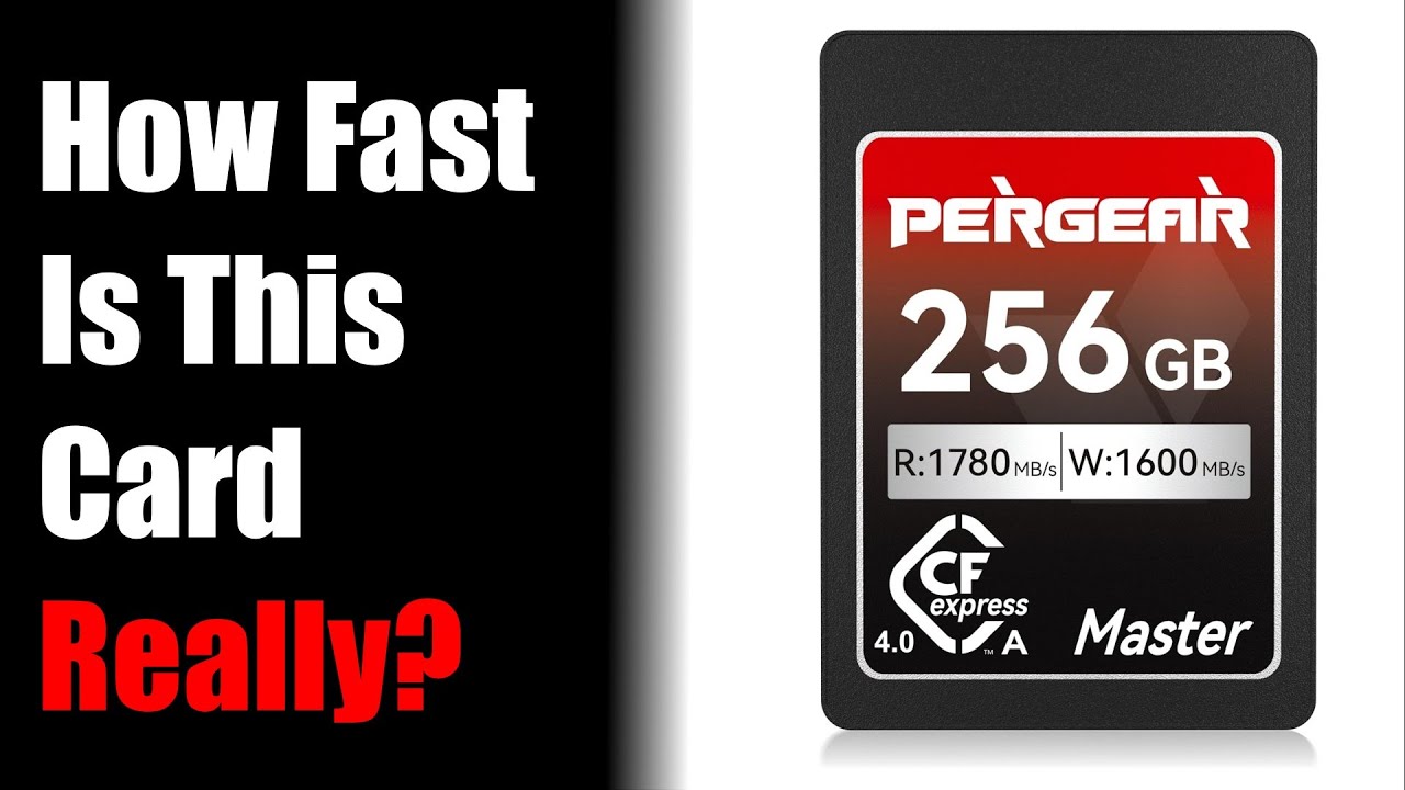 Pergear 256GB CFexpress 4.0 Type A Memory Card Review ep.546
