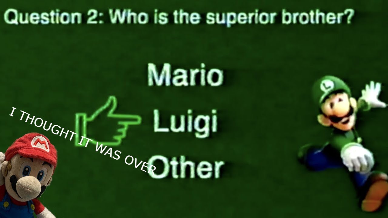 luigi personality quiz reaction