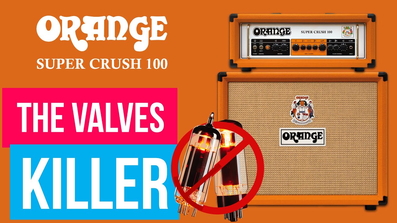 🔊 🟠 Orange Amps | Super Crush 100: el nuevo amplificador a transistores, en formato combo y cabezal