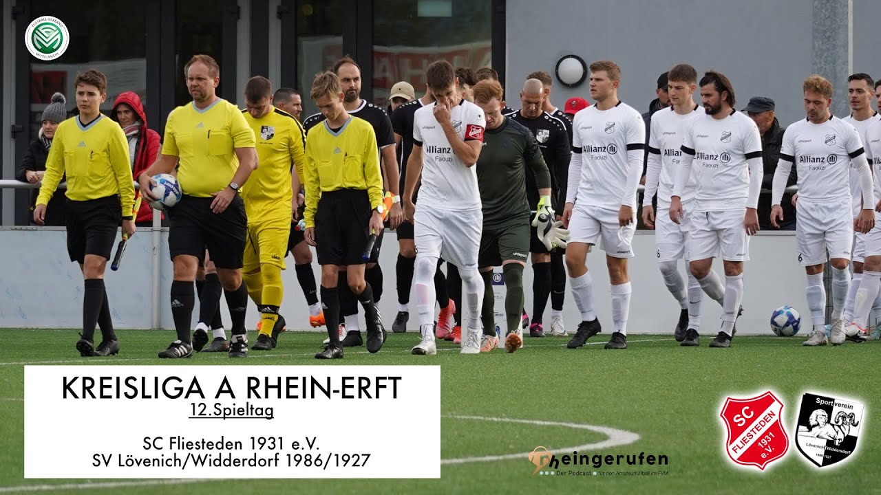 Topspiel Kreisliga A Rhein-Erftkreis SC Fliesteden - SV Lövenich/Widdersdorf