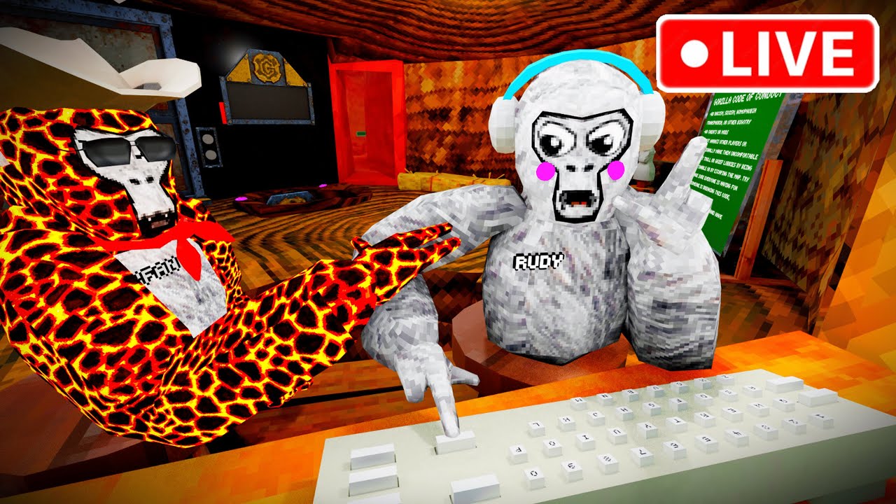 PLaying Gorilla TAG! LIVE!