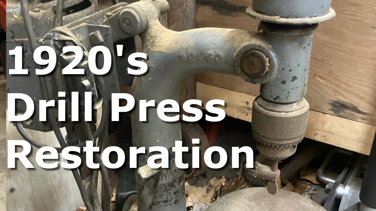 100 Year Old Champion Drill Press Resurrection